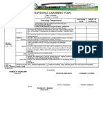 Individual Learning Plan: Day and Time Learning Area Learning Competency Learning Task Mode of Delivery