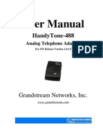 Grandstream 488 Manual