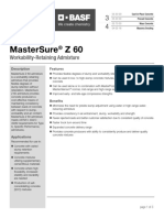 Mastersure Z60: Workability-Retaining Admixture