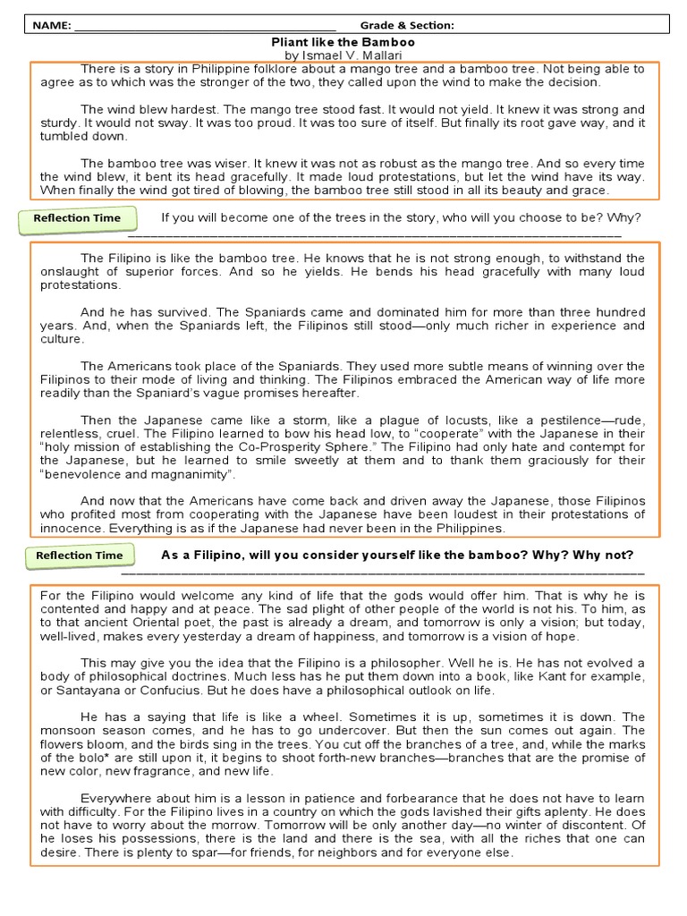 Pliant Like The Bamboo PDF