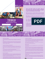 Tesco Application Form 2 Updated