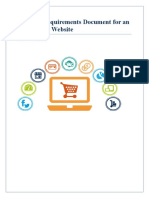 Business Requirements Document For An Ecommerce Website: Date: 18 June, 2019