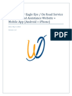 Proposal For Eagle Eye / On Road Service Directory and Assistance Website + Mobile App (Android + Iphone)