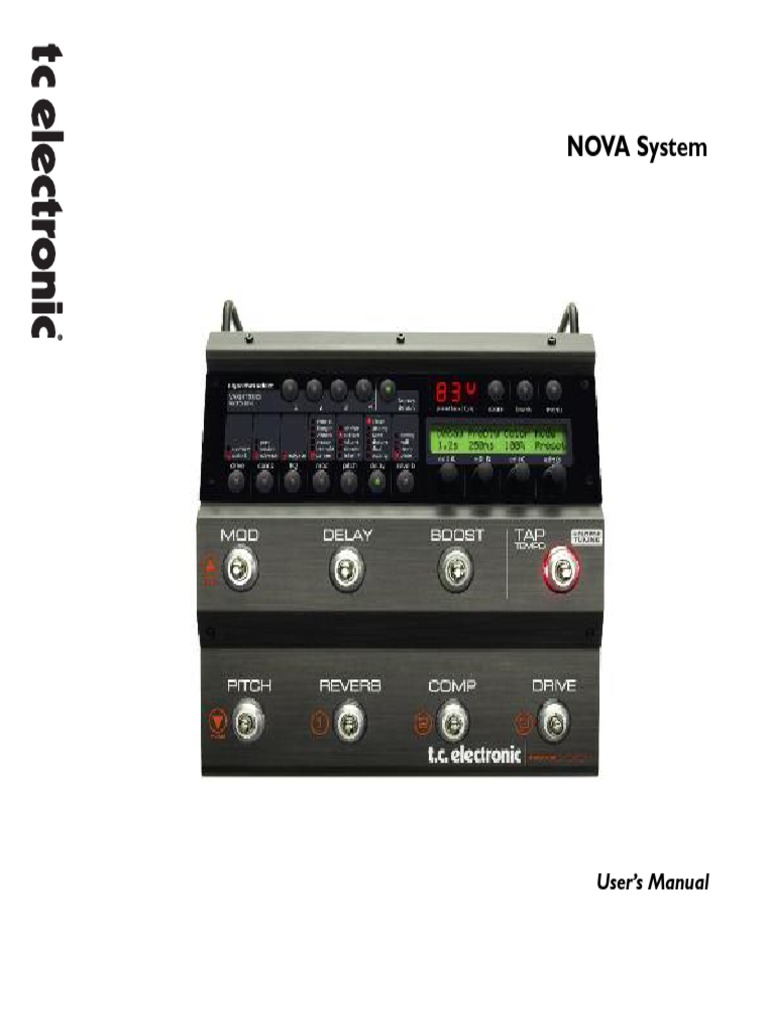 NOVA System: User's Manual | PDF