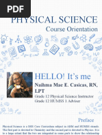 W0 Physical Science Intro 2019