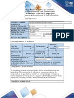 Guía de actividades y rubrica de evaluacion - Fase 5 - Evaluación y Operación de la Red Telemática