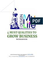 4 Must Qualities To: Grow Business