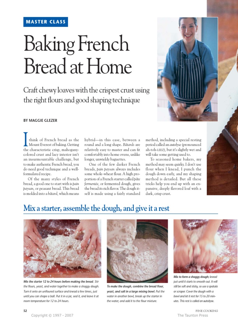 Baking French Bread at Home Craft Chewy Loaves With The Crispest Crust