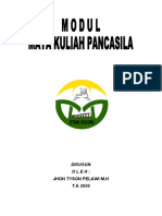 Cover Modul Pancasila