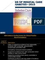 ADA GUIDELINES FOR DIABETES DIAGNOSIS AND CARE-2015