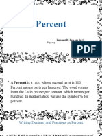 Understanding the Percentage Triangle | PDF | Percentage