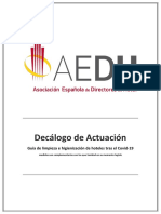 Decalogo - Actuacion - AEDH 1 PDF