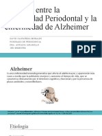 Relación de la enfermedad Periodontal y Alzheimer