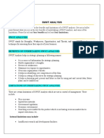 Minglana, Mitch T. BSA 201: Swot Analysis