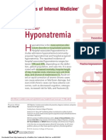 Hiponatremia in The Clinica