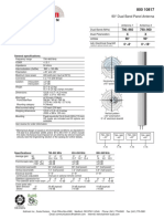 90° Dual Band Panel Antenna Specifications