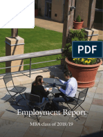 Mba Employment Report 18 19