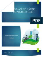 Sustainable Planning and Architecture: Submitted By: Manisha Mary Thomas 724416251016