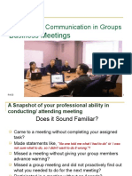 Business Communication - Business Meetings