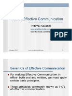 3 Session Business Comm - Students - Seven Cs - 2017 PDF