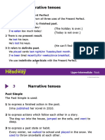 Narrative Tenses: Past Simple and Present Perfect 1 The Past Simple Refers To Finished Past