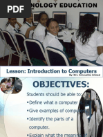 Lesson - Introduction To Computers