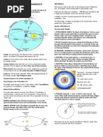 Across The Universe: Physical Science Week 7 Handouts