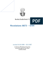 Revelations 6673 - 6794: Bertha Dudde Book 72