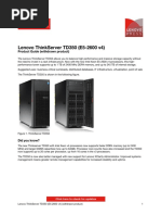 Lenovo Thinkserver Td350 (E5-2600 V4) : Product Guide (Withdrawn Product)