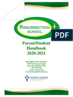 Resurrection School Handbook 2020-2021