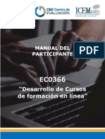 Desarrollo cursos formación línea