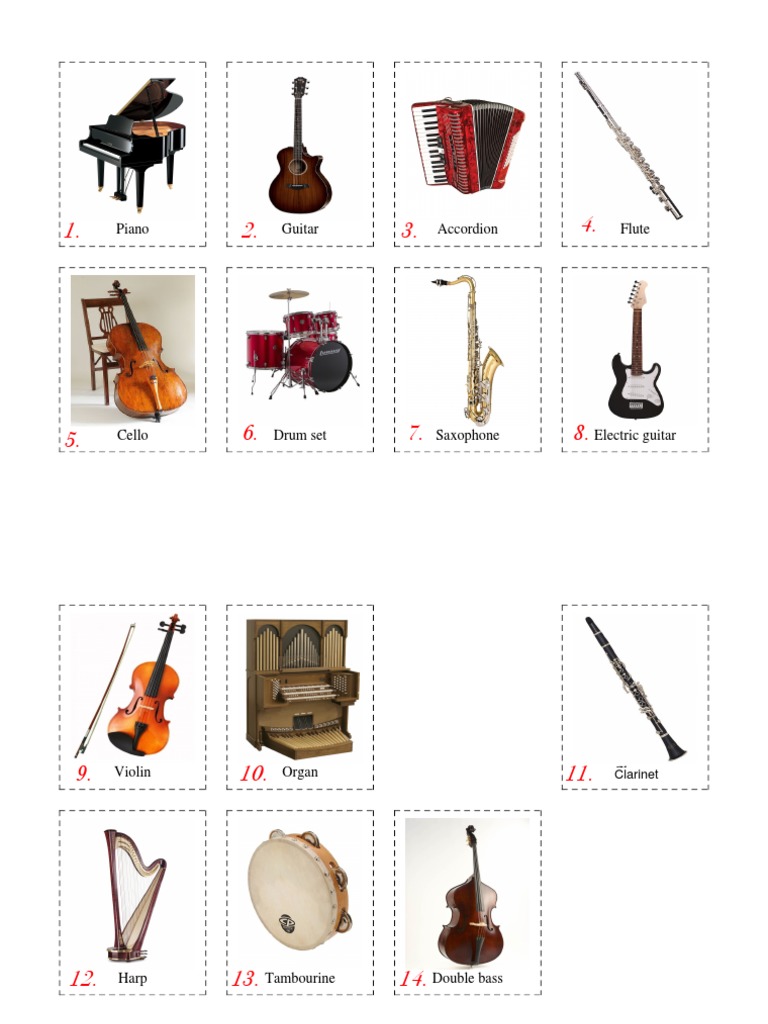 Piano Guitar Accordion Flute: Made With | PDF