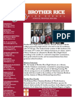 Brother Rice High School Profile 2015 2016 PDF