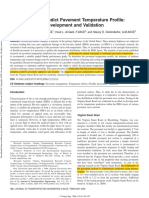 Model To Predict Pavement Temperature Profile: Development and Validation