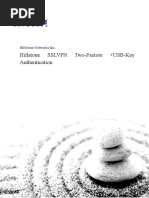 Hillstone SSLVPN Two-Factors +USB-Key Authentication