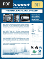 Mascoat DTI PDS | PDF | Thermal Insulation | Temperature