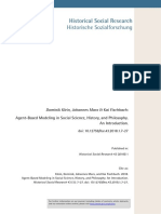 Agent-Based Modeling in Social Science H PDF