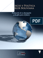 Comercio y Política Exterior Boliviana - Evaluación de Su Desempeño y Desafíos para El Futuro PDF