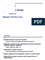 CS 151 Digital Systems Design: Register Transfer Level