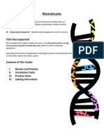 Biomolecules: Primary TEKS Supported