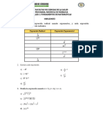 Taller #1 de Fundamentos de Matematicas1 PDF