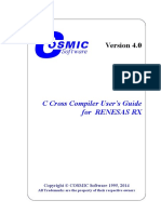 Osmic: C Cross Compiler User's Guide For Renesas RX