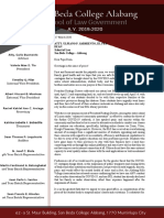 Atty. Ulpiano P. Sarmiento, Iii, Ph.D. Dean School of Law San Beda College - Alabang