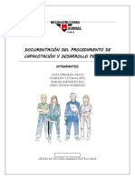 Documentacion Del Procedimiento de Capacitacion