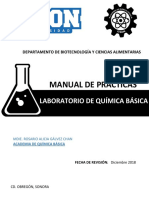 Manual Laboratorio Quimica Basica Itson