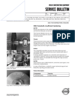 Volvo Construction Equipment Camshaft Service Bulletin