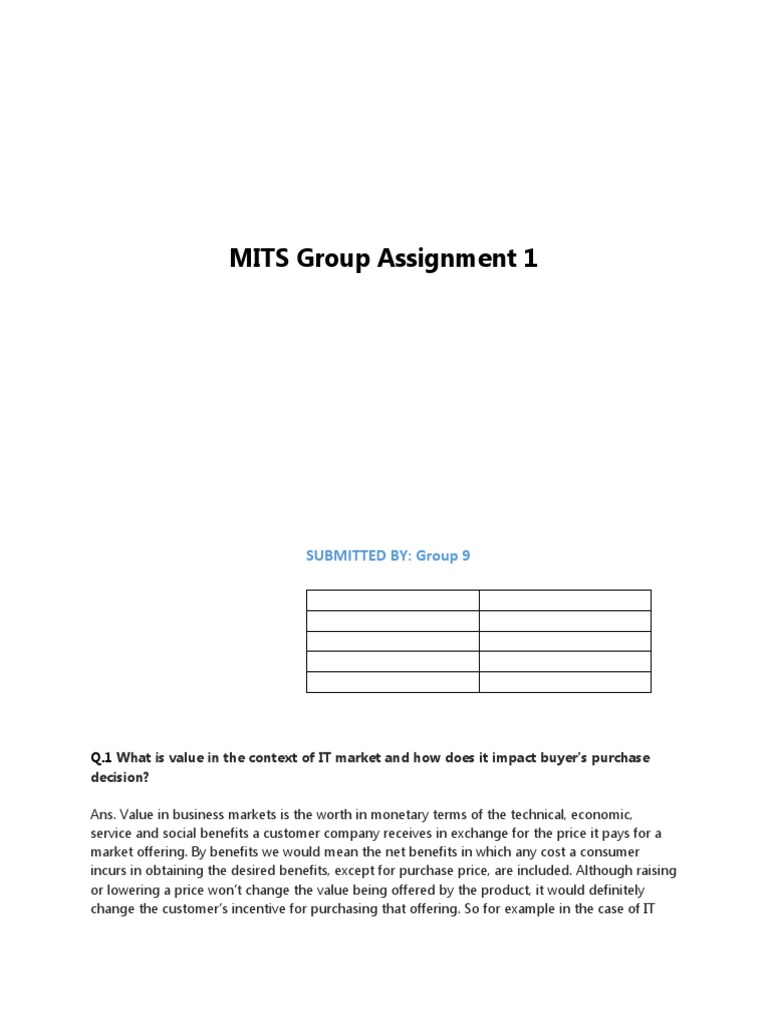Assignment 1 - Group 9 | PDF | Value (Economics) | Prices