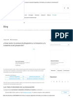 ¿Cómo Incluir La Evaluación Diagnóstica, La Formativa y La Sumativa en Mi Planeación - PDF