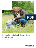 Single-Sided Hearing and You: Introducing The Phonak CROS Solution