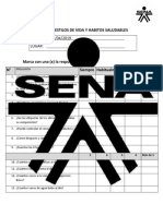 Encuesta Estilos de Vida y Habitos Saludables